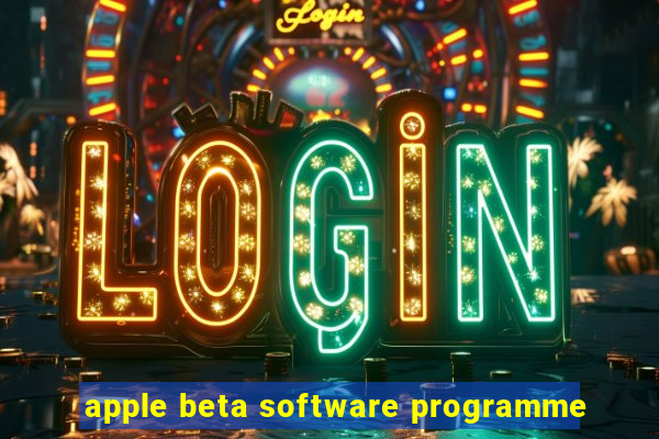 apple beta software programme